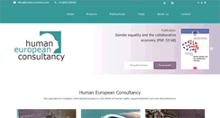 Desktop Screenshot of humanconsultancy.com