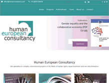 Tablet Screenshot of humanconsultancy.com